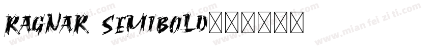 Ragnar SemiBold字体转换